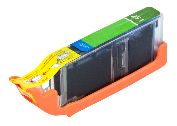 Renewable Replacement For Canon CLI-251XL (6449B001) Cyan, Ink Cartridge, High Yield