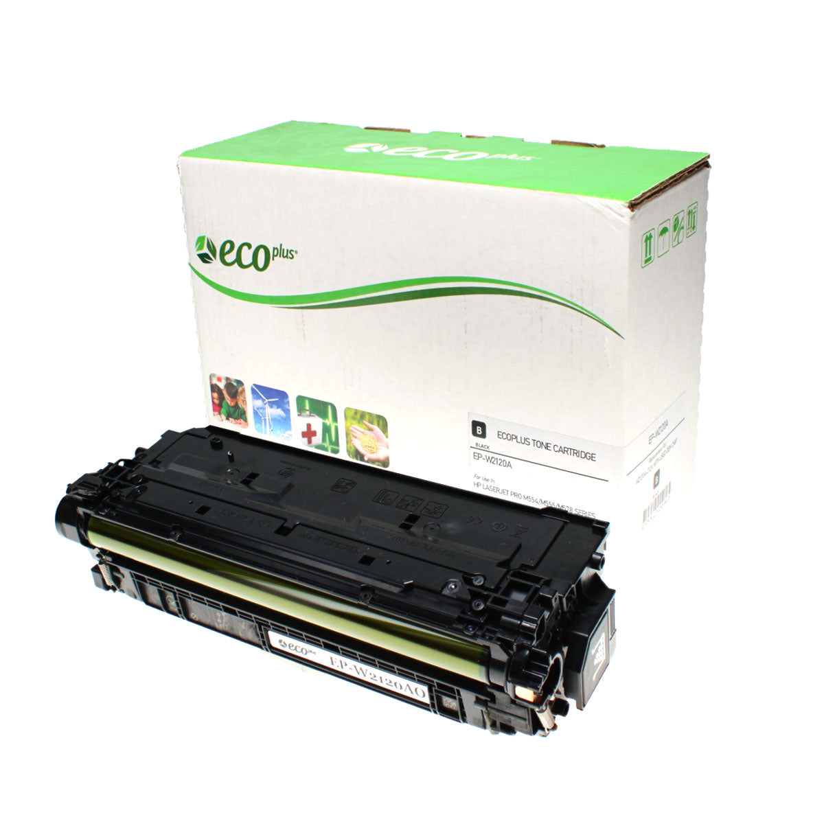 Renewable Replacement For HP 212A (W2120A) Black, Toner Cartridge, 5.5K Yield