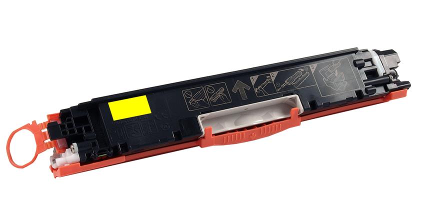 Renewable Replacement For HP 130A (CF352A) Yellow, Toner Cartridge, 1K Yield