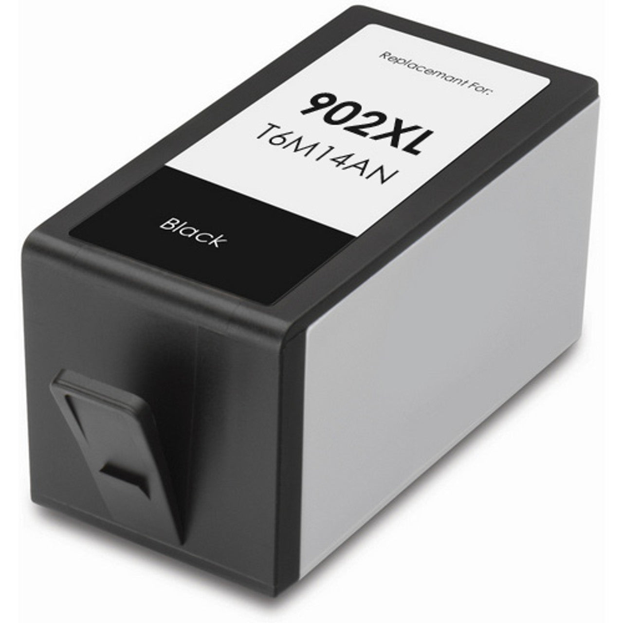 Renewable Replacement For HP 902XL (T6M14AN) Black, Ink Cartridge-New Chip