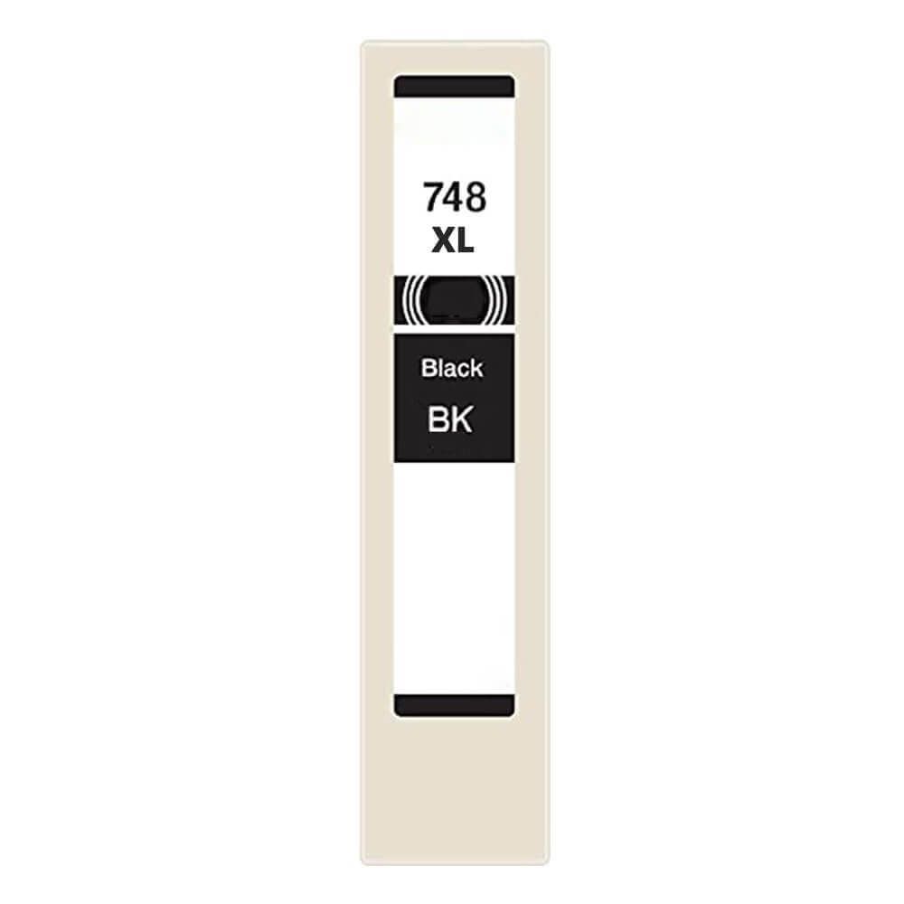Renewable Replacement For Epson 748XL (T748XL120) Ink Cartridge, Black, 5K High Yield