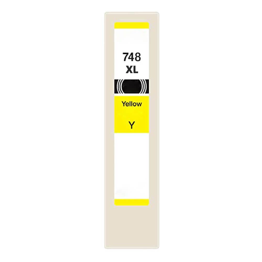 Renewable Replacement For Epson 748XL (T748XL420) Ink Cartridge, Yellow, 4K High Yield