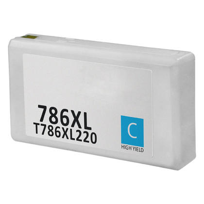 Renewable Replacement For Epson 786XL (T786XL220) Ink Cartridge, Cyan, 2K Ultra High Yield