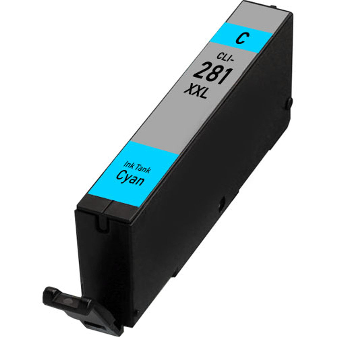 Renewable Replacement For Canon CLI-281XXL (1980C001) Cyan, Ink Cartridge, Super High Yield