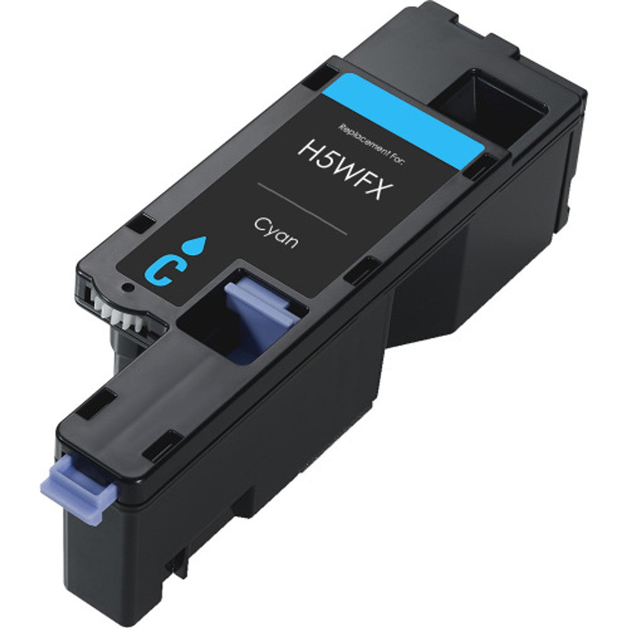 Renewable Replacement For Dell E525 (593-BBJU) Cyan, Ink Cartridge, 1.4K Yield