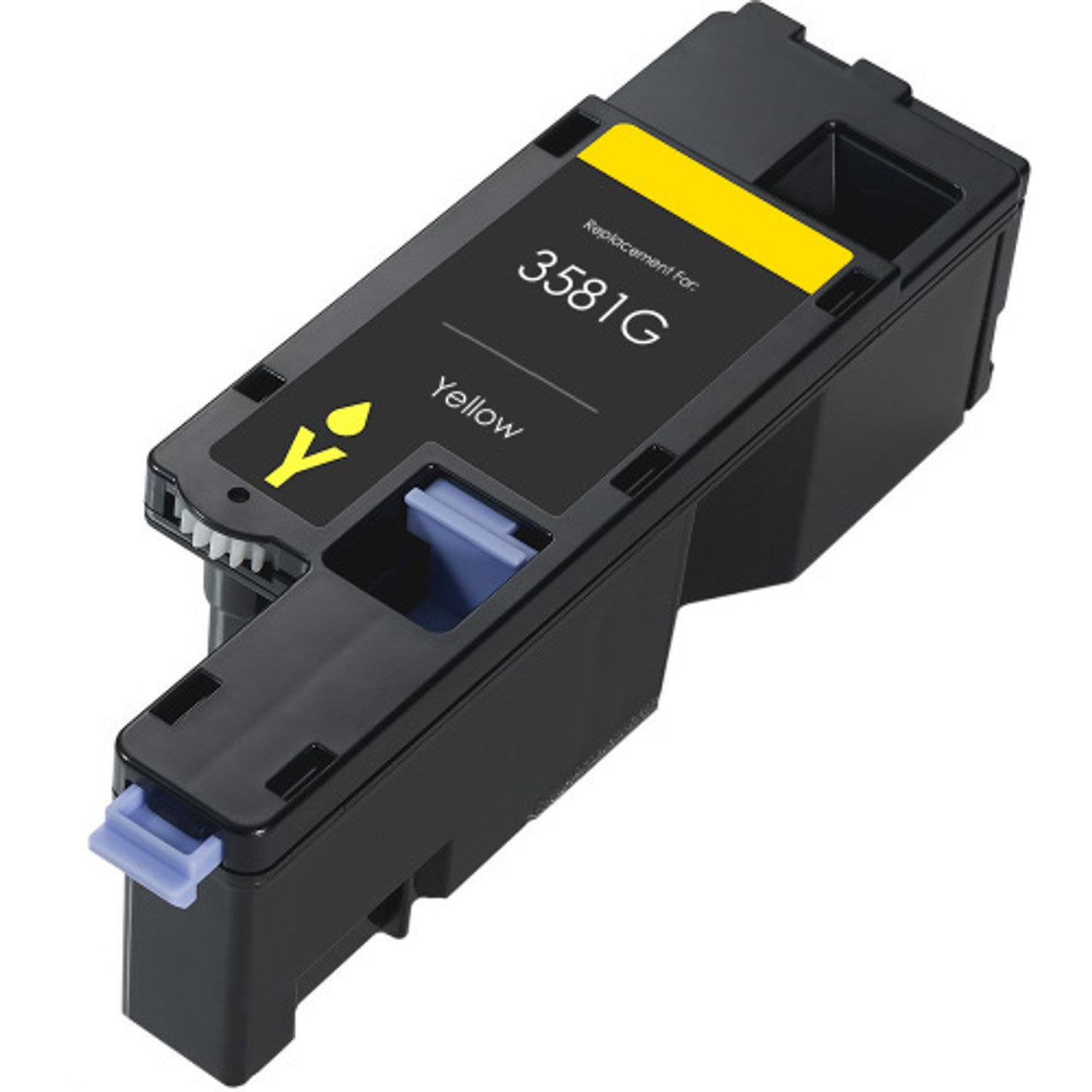 Renewable Replacement For Dell E525 (593-BBJW) Yellow, Ink Cartridge, 1.4K Yield