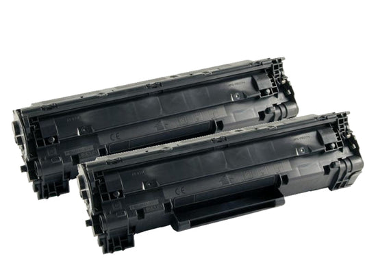 Renewable Replacement For HP 85A (CE285A) Black, Toner Cartridge, 1.6K Yield *2 Pack*