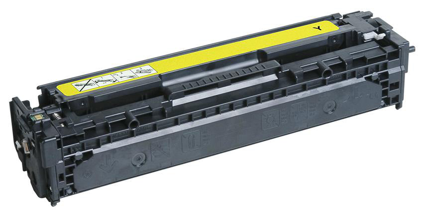 Renewable Replacement For HP 128A (CE322A) Yellow, Toner Cartridge, 1.3K Yield
