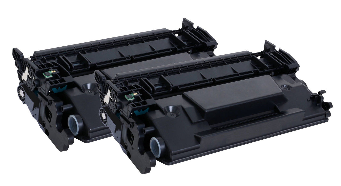 Renewable Replacement For HP 26X (CF226X) Black, Toner Cartridge, 9K High Yield *2 Pack*