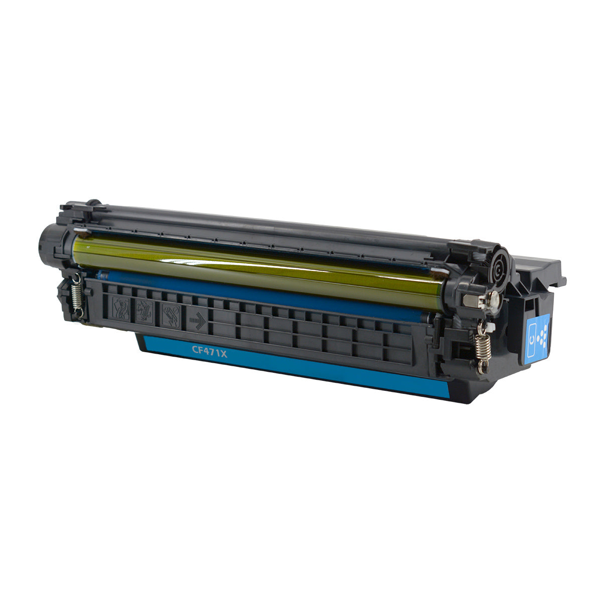 Renewable Replacement For HP 657X (CF471X) Cyan, Toner Cartridge, 23K High Yield