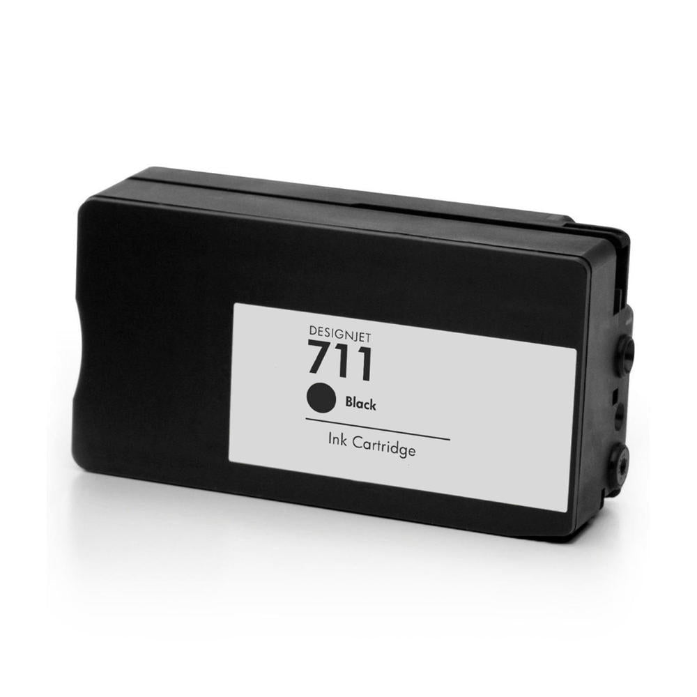 Renewable Replacement For HP 711XL (CZ133A, CZ129A) Black, Ink Cartridge, High Yield