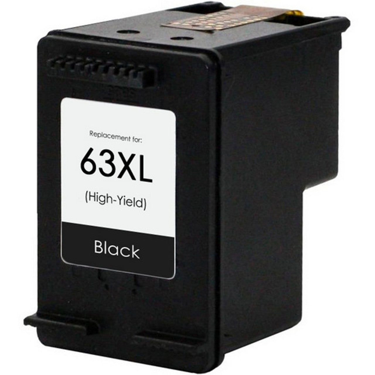 Renewable Replacement For HP 63XL (F6U64AN) Black, Ink Cartridge, High Yield