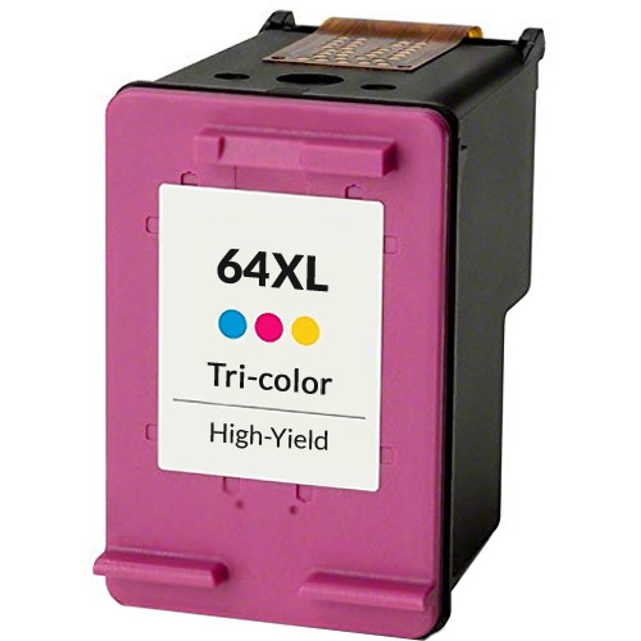 Renewable Replacement For HP 64XL (N9J91AN) Color, Ink Cartridge, High Yield