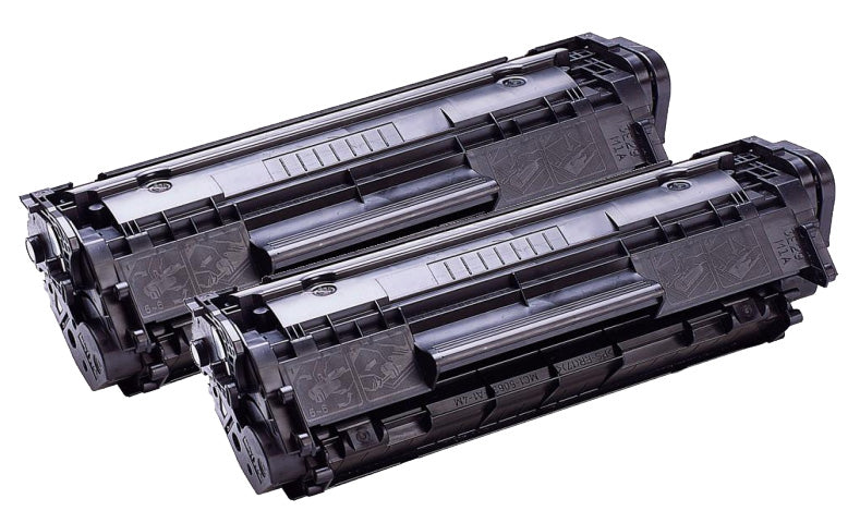 Renewable Replacement For HP 12A (Q2612A) Black, Toner Cartridge, 2K Yield, Black *2