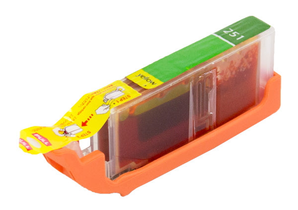 Renewable Replacement For Canon CLI-251XL (6451B001) Yellow, Ink Cartridges, High Yield