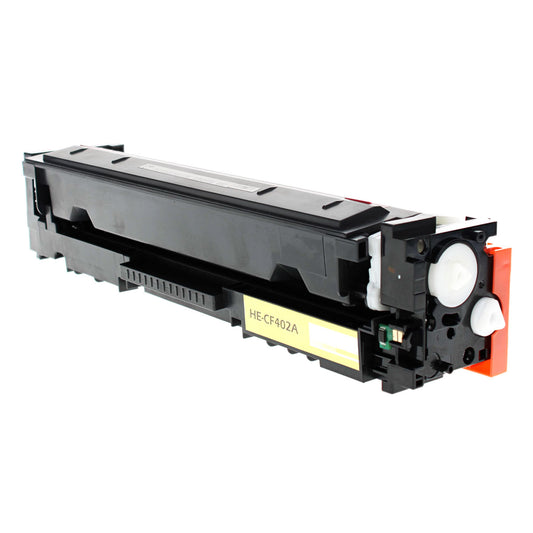 Renewable Replacement For HP 201A (CF362A) Yellow, Toner Cartridge, 1.4K Yield