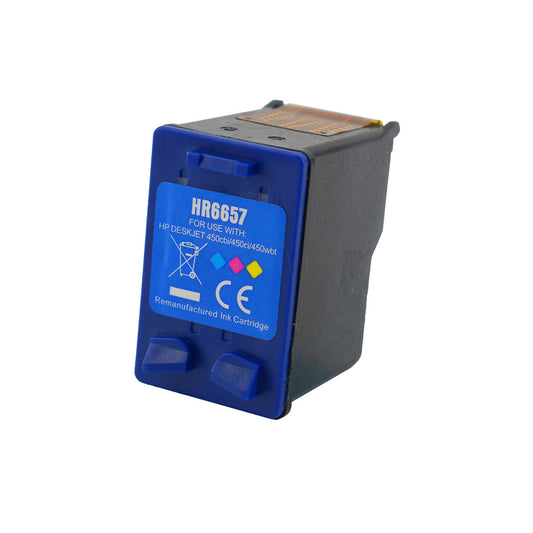 Renewable Replacement For HP 57 (C6657AN) Tri-color, Ink Cartridge