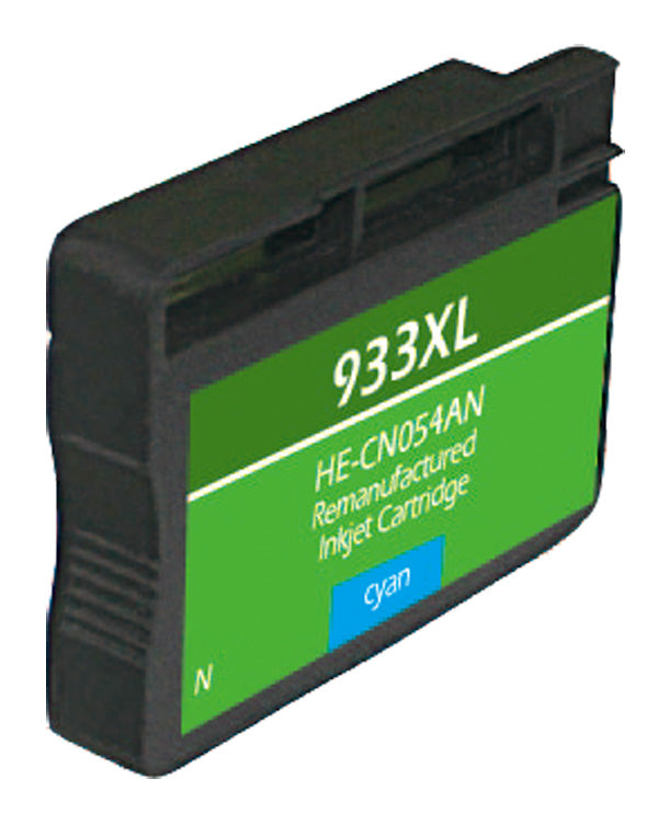 Renewable Replacement For HP 933XL (CN054A) Cyan, Ink Cartridge, High Yield