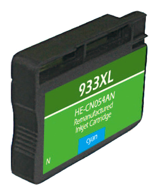 Renewable Replacement For HP 933XL (CN054A) Cyan, Ink Cartridge, High Yield