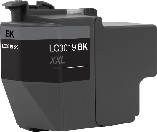 Renewable Replacement For Brother LC3019 Black, Ink Cartridge, Super High Yield