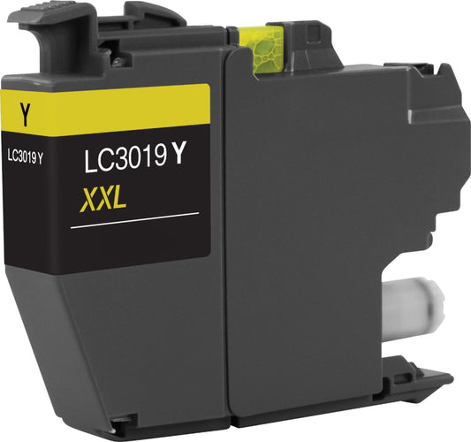 Renewable Replacement For Brother LC3019 Yellow, Ink Cartridge, Super High Yield