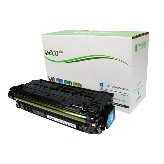 Renewable Replacement For HP 212X (W2121X) Cyan, Toner Cartridge, 10K High Yield