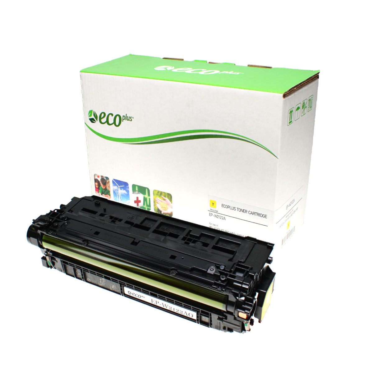 Renewable Replacement For HP 212A (W2122A) Yellow, Toner Cartridge, 4.5K Yield
