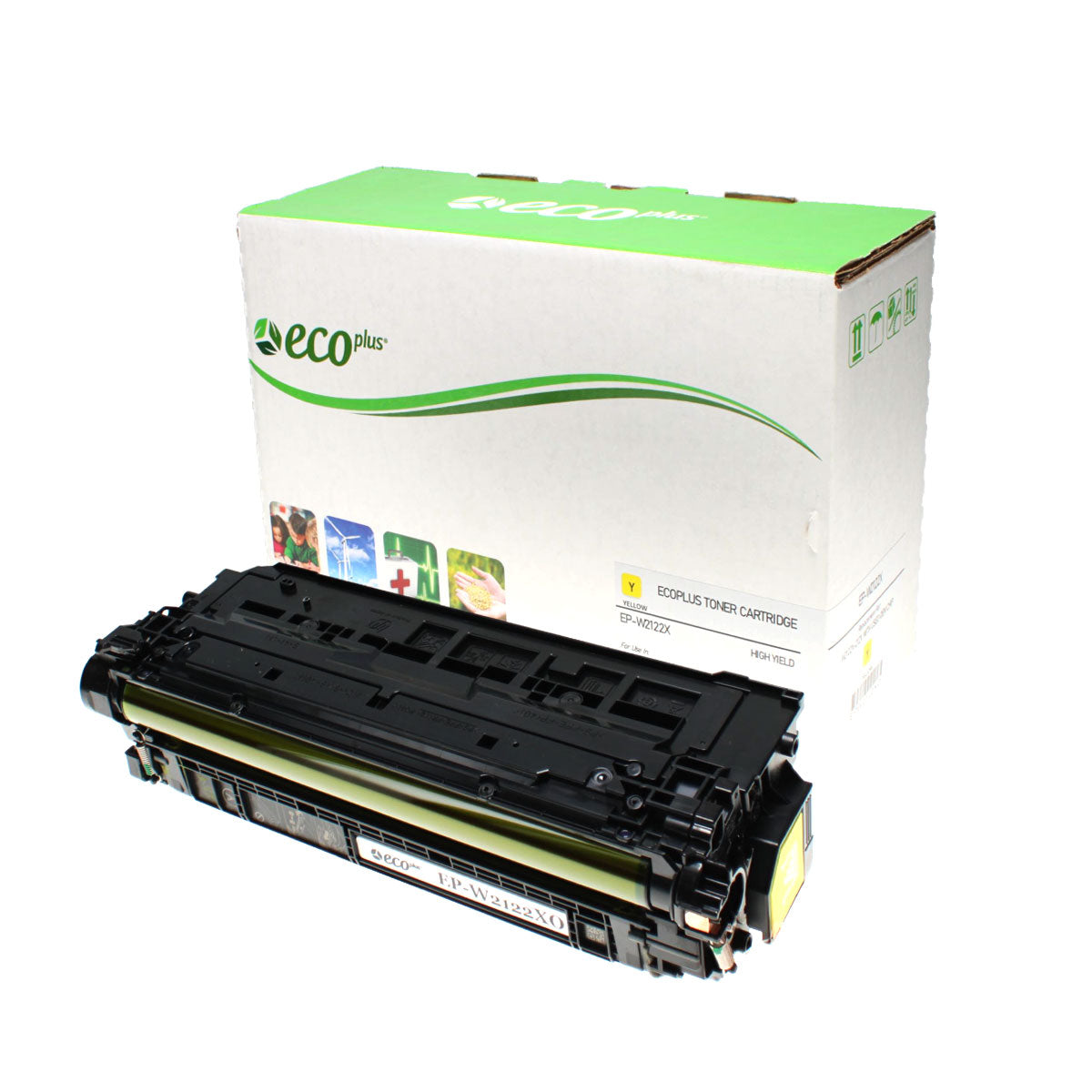 Renewable Replacement For HP 212X (W2122X) Yellow, Toner Cartridge, 10K High Yield