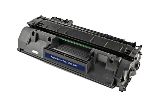Renewable Replacement For HP 05A (CE505A) Black, Toner Cartridge, 2.3K Yield