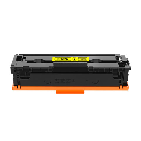 Renewable Replacement For HP 202A (CF502A) Yellow, Toner Cartridge, 1.3K Yield