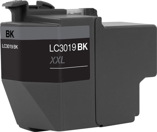Renewable Replacement For Brother LC3019 Black, Ink Cartridge, High Yield