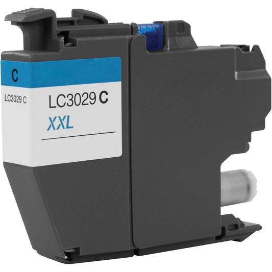Renewable Replacement For Brother LC3029 Cyan, Ink Cartridge, Super High Yield