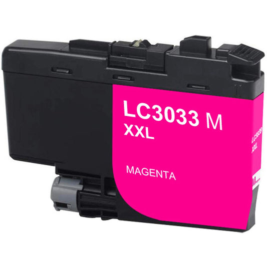 Renewable Replacement For Brother LC3033M Magenta, Ink Cartridge, Super High Yield