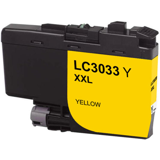 Renewable Replacement For Brother LC3033Y Yellow, Ink Cartridge, Super High Yield