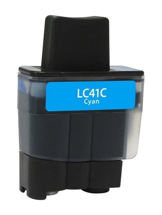Renewable Replacement For Brother LC41 Cyan, Ink Cartridge