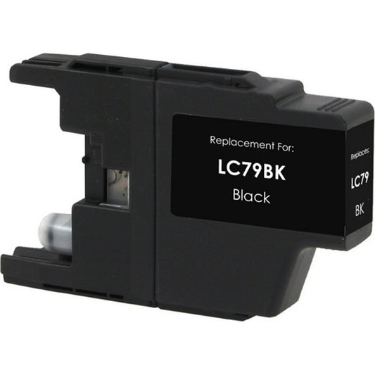 Renewable Replacement For Brother LC79 Black, Ink Cartridge, Extra High Yield
