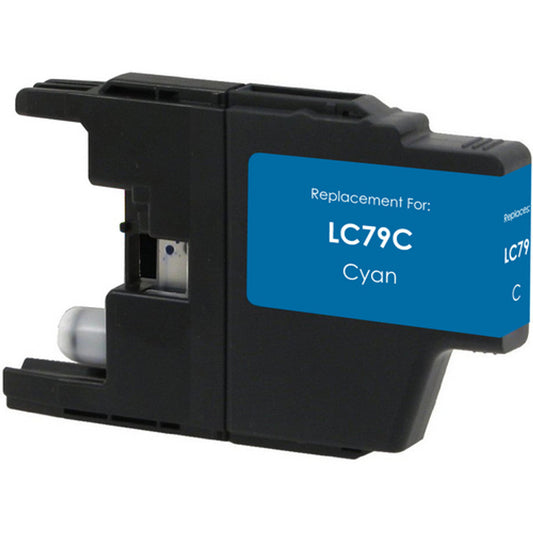 Renewable Replacement For Brother LC79 Cyan, Ink Cartridge, Extra High Yield
