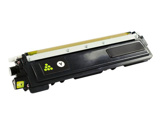 Renewable Replacement For Brother TN210 (TN210Y) Yellow, Toner Cartridge, 1.4K Yield