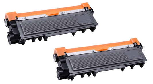Renewable Replacement For Brother TN660 (TN660 TN630) Black, Toner Cartridge, 2.6K High Yield *2 Pack*