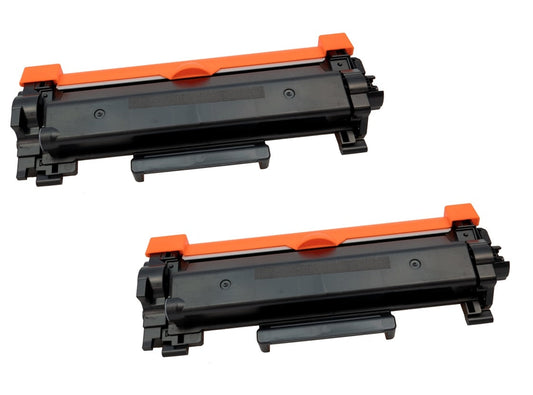 Renewable Replacement For Brother TN760 (TN760 TN730) Black, Toner Cartridge, 3K High Yield *2 Pack*