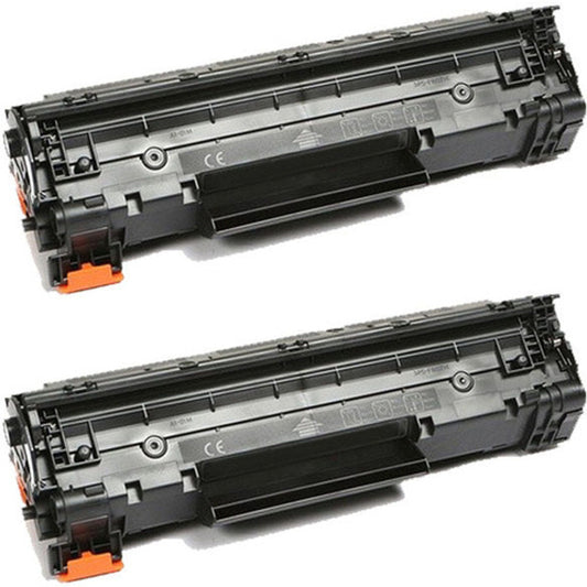 Renewable Replacement For Canon 137 (9435B001AA) Black, Toner Cartridge, 2.4K Yield *2 Pack*