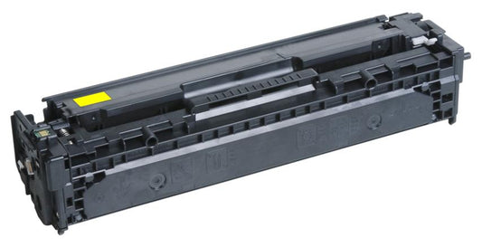 Renewable Replacement For HP 125A (CB542A) Yellow, Toner Cartridge, 1.4K Yield