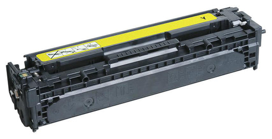 Renewable Replacement For HP 128A (CE322A) Yellow, Toner Cartridge, 1.3K Yield