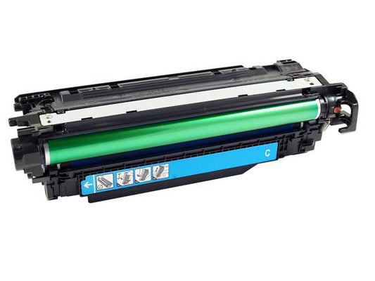 Renewable Replacement For HP 507A (CE401A) Cyan, Toner Cartridge, 7K Yield