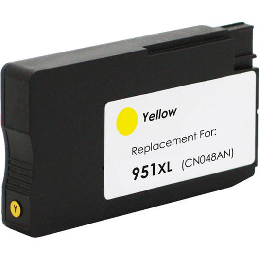 Renewable Replacement For HP 951XL (CN048AN,CN052AN) Yellow, Ink Cartridge, High Yield