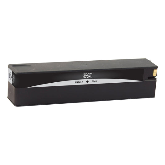 Renewable Replacement For HP 970XL (CN625AM) Black, Ink Cartridge-New Chip, High Yield