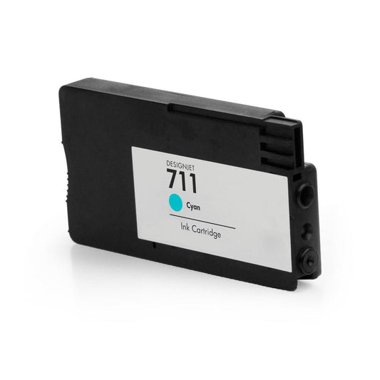 Renewable Replacement For HP 711 (CZ130A) Cyan, Ink Cartridge