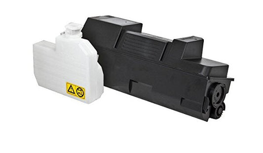 Renewable Replacement For Kyocera Mita TK-352 (1T02J10US0) Black, Toner Cartridge, w/ Chip and Waste Container