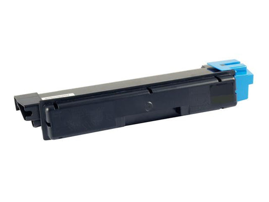 Renewable Replacement For Kyocera Mita TK-5152C (1T02NSCUS0) Cyan, Toner Cartridge, 10K Yield