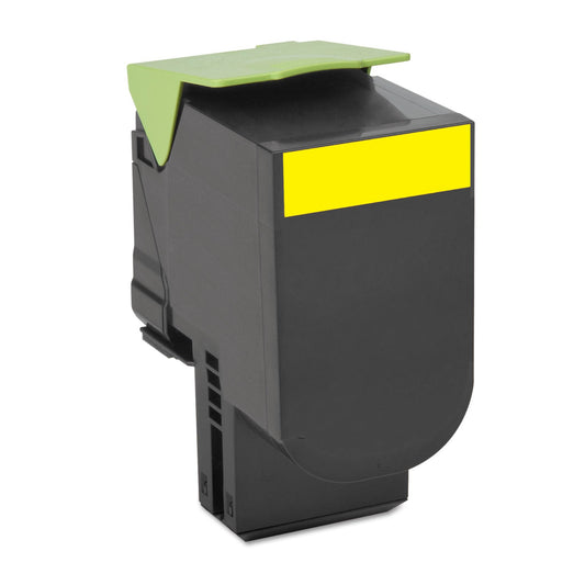 Renewable Replacement For Lexmark 78C1XY0 Yellow, Toner Cartridge, 5K Extra High Yield